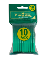 Rolling King Green Regular Rolling Papers - Pack of 10